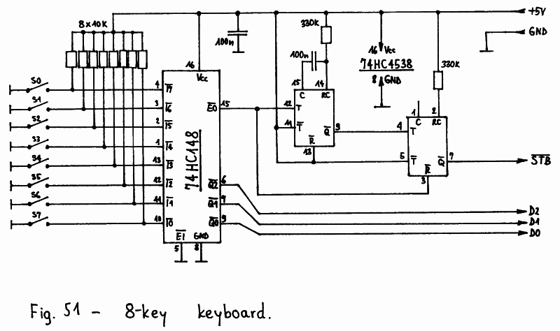 computer keyboard diagram. The circuit diagram of the