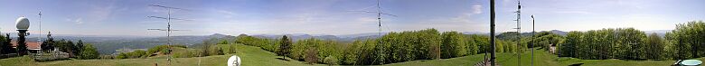 Lisca, JN76PB - Flat panorama 360 deg - May Contest