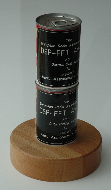 The double-decker FFT-DSP trophy front