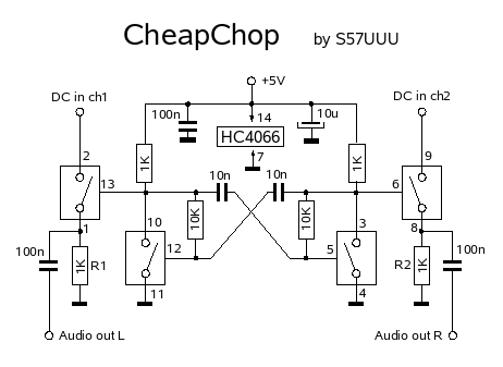 CheapChop schematic diagram