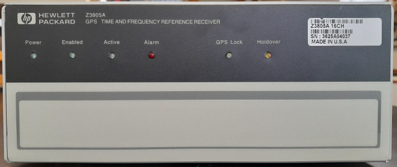 Z3805, front panel