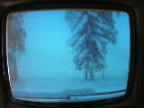First snow on S55TVS site  24.10.2003