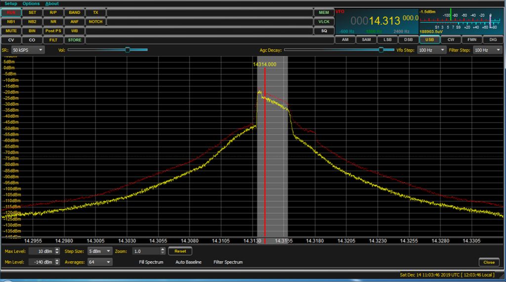 FTDX101 SSB splatter