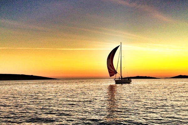 Sailing in Kornati