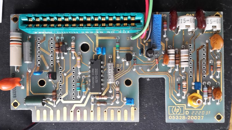 board with removed components