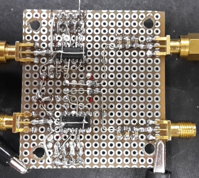 Photo of the frequency divider bottom side