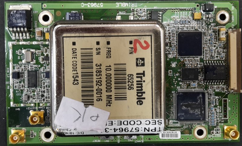Top of the Trimble GPSDO PCB
