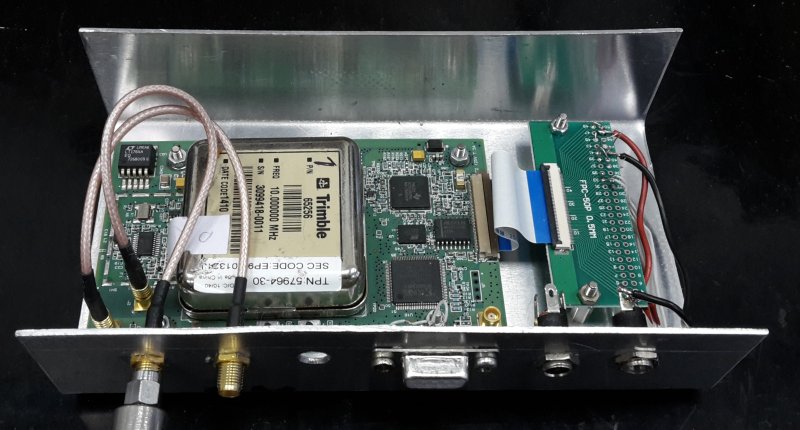 Trimble gpsdo in a chassis