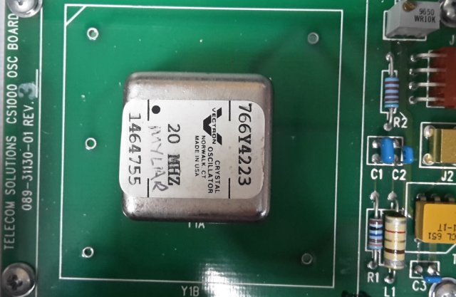 The OCXO inside CellSync 1100 GPSDO